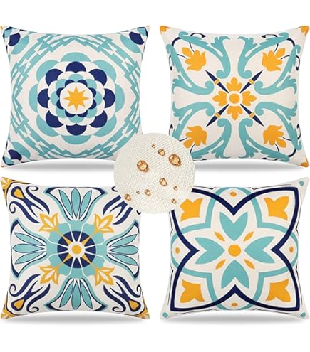 thumbnail image 2 of Set Of 4 Outdoor Cushion Covers, 17.7 * 17.7inch 2 of 12