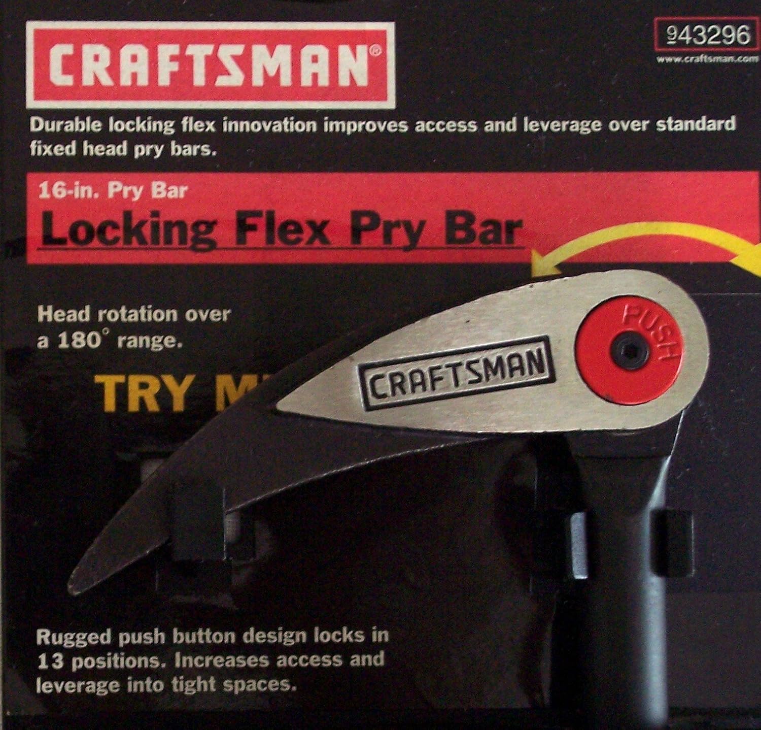 Craftsman 16 in. Locking Flex Pry Bar