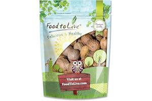 FOOD TO LIVE Whole Nutmeg, 4 Ounces – Aromatic Spice, Pure, Vegan, Bulk. Warm, Nutty Flavor. Rich in Antioxidants, Essential Oils. Perfect for Spice Blends. Pairs Well with Sweet, Savory Dishes, and Hot Beverages