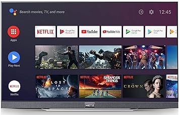 METZ 138 cm (55 Inch) 4K UHD Smart Certified Android OLED TV M55S9A (Gray) (2019 Model)