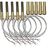 MCAMPAS 36" Thermopile Generator 750 Millivolt Thermopile with PG9 Adapter Replacement for Fire Gas Stoves Heat, Glo Gas Stov