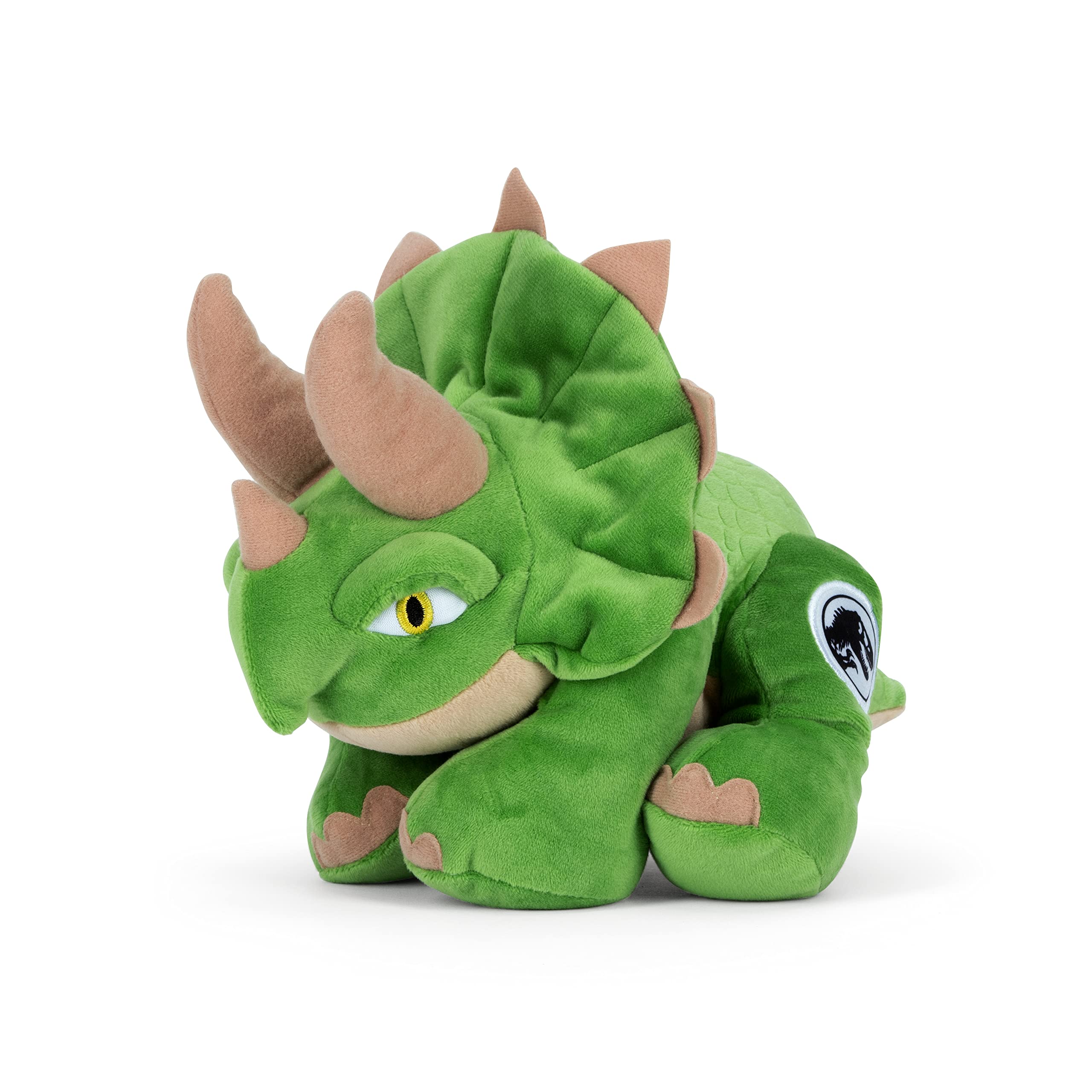 Schmidt Spiele 42761 Jurassic World, Triceratops, 25 cm Plush Figure, STK