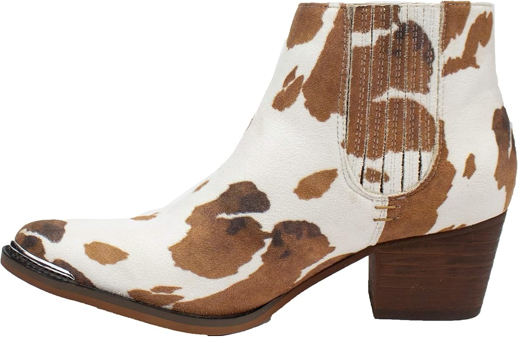 Kathaya Womens Booties Print Numeric_5_Point_5
