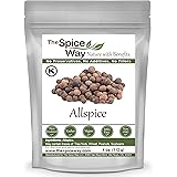 The Spice Way Allspice - Whole ( 4 oz ) a multipurpose berry for curries, sauces, soups and even pastries
