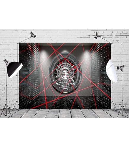 CORFOTO 7x5ft Bank Vault Door Backdrop Bank Vault Door - View #2