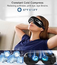 BOQUBOO Eye Massager with Heat and Cooling for