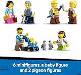 LEGO City Central Train Station 60469 with 6 Minifigures & Accessories view 6