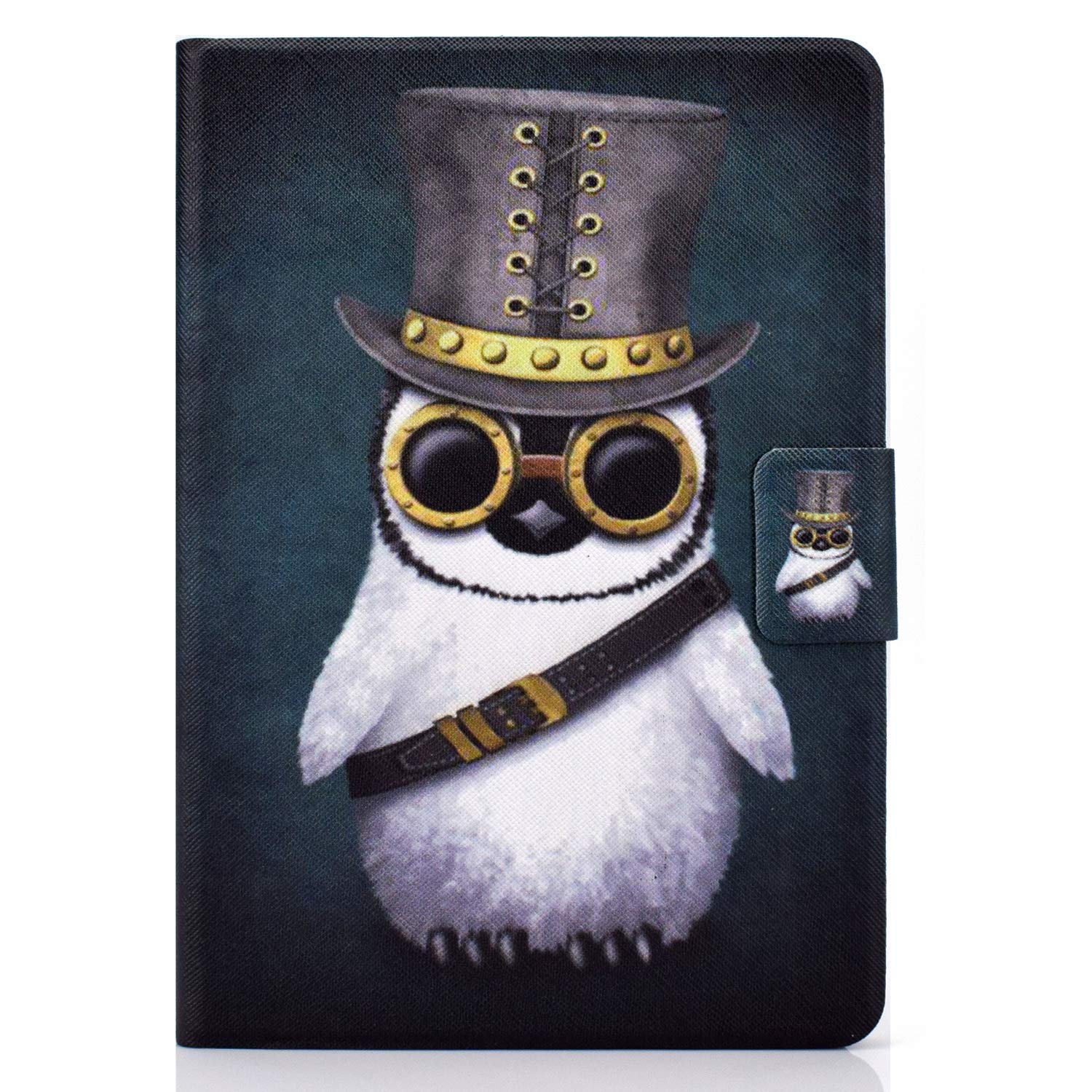 Bspring Case for 6.8" Kindle Paperwhite (11th Generation-2021 E-Reader) and Kindle Paperwhite Signature Edition, Light Shell Cover with Auto Wake/Sleep,Penguin