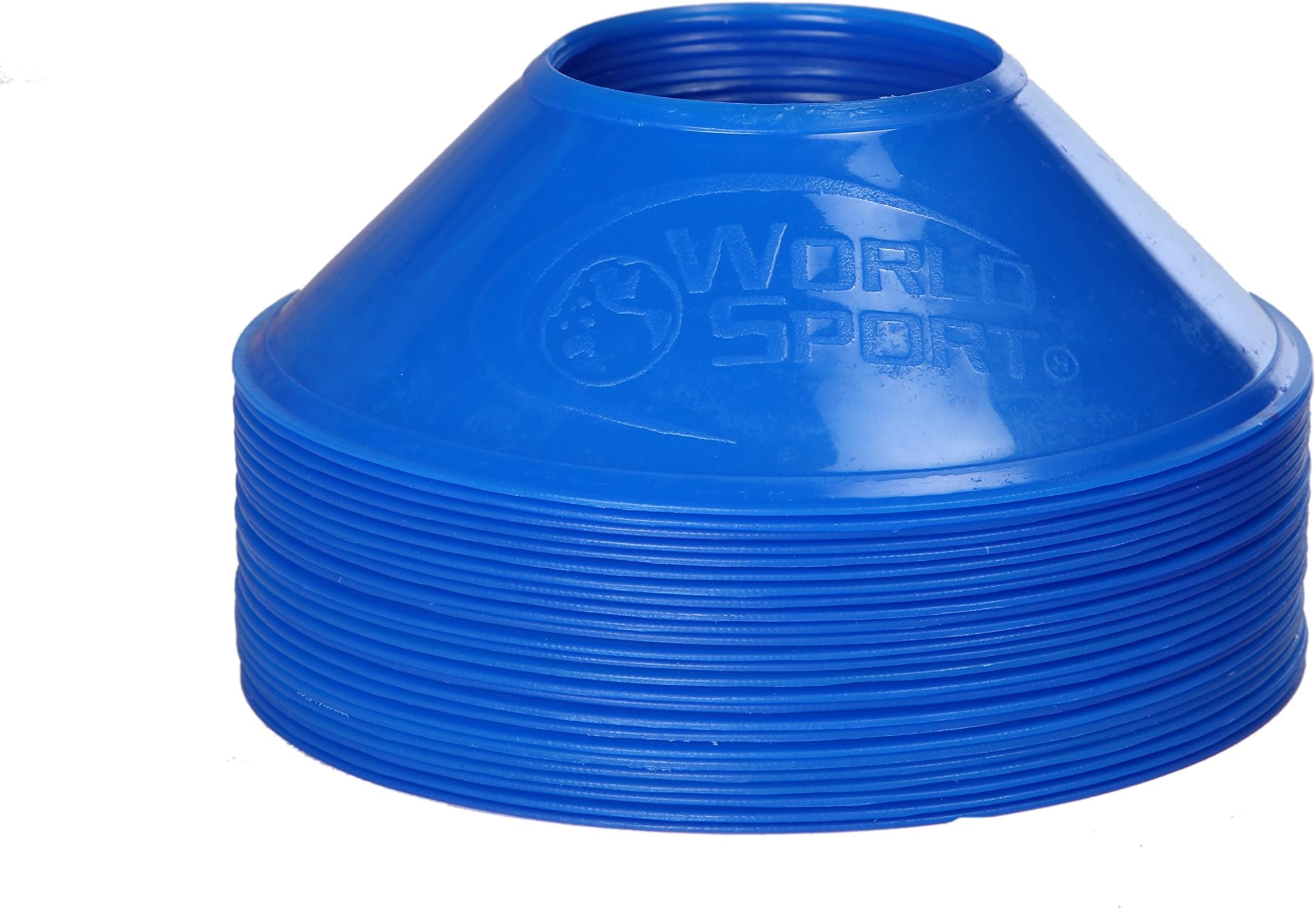 World Sport MINI Disc Cones Blue (24 Pack)