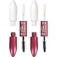 L'Oreal Paris Makeup Double Extend Tubing Mascara, Lengthening 2 Step Mascara, Smudgeproof, Black, Pack of 2