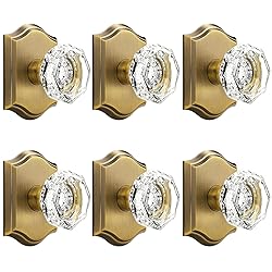 Orger Crystal Interior Half-Dummy Door Knobs for