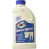 OUT White Brite Laundry Whitener, Removes Dinginess, Rust, Yellowing, Red Clay &amp; Color Bleeds, Safe for Whites &amp; Colors, 1 lb 12 oz (Pack of 6)