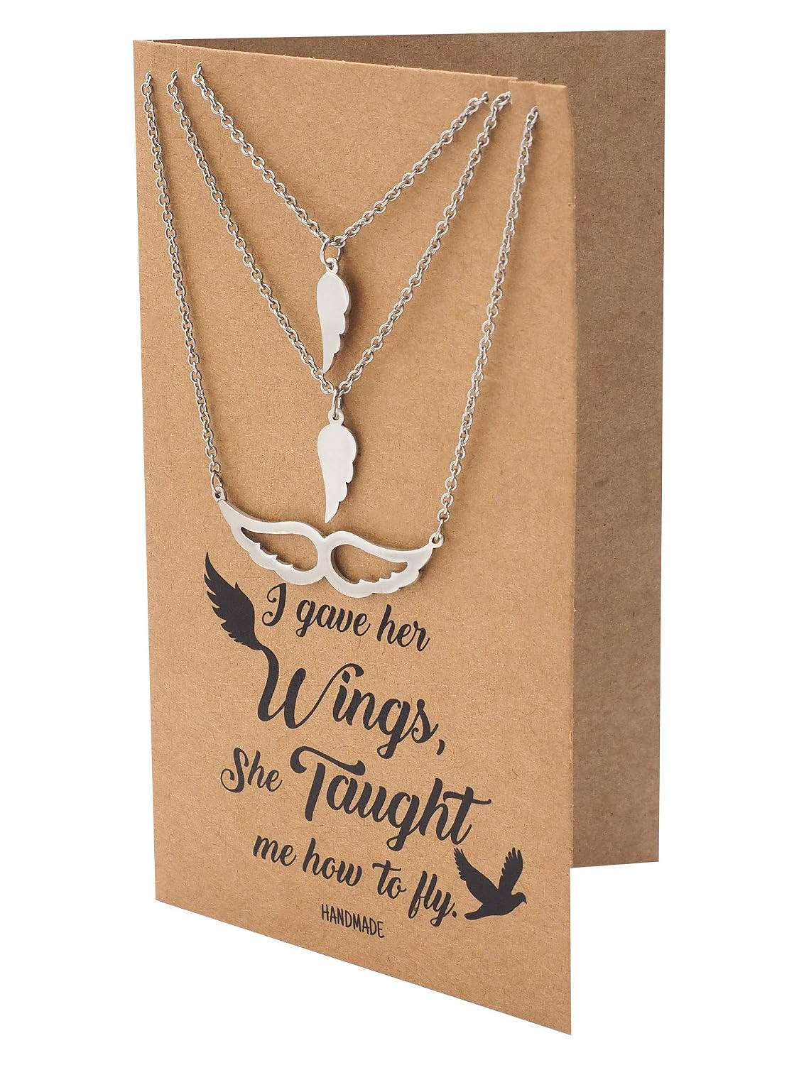 Handmade Set of 3 Pendant Necklaces 