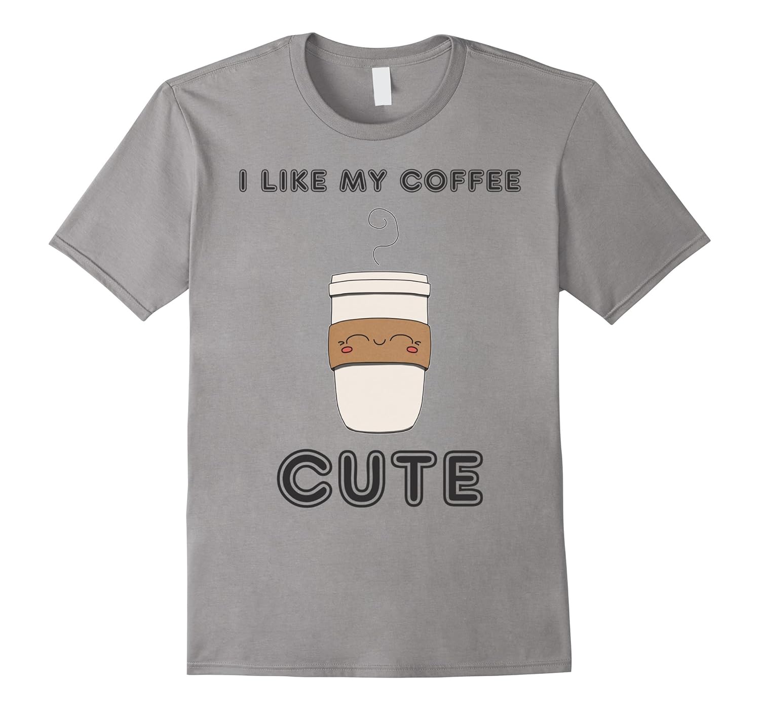 Pinnacle Wear Cute Coffee Cup Graphic T-Shirt-ANZ