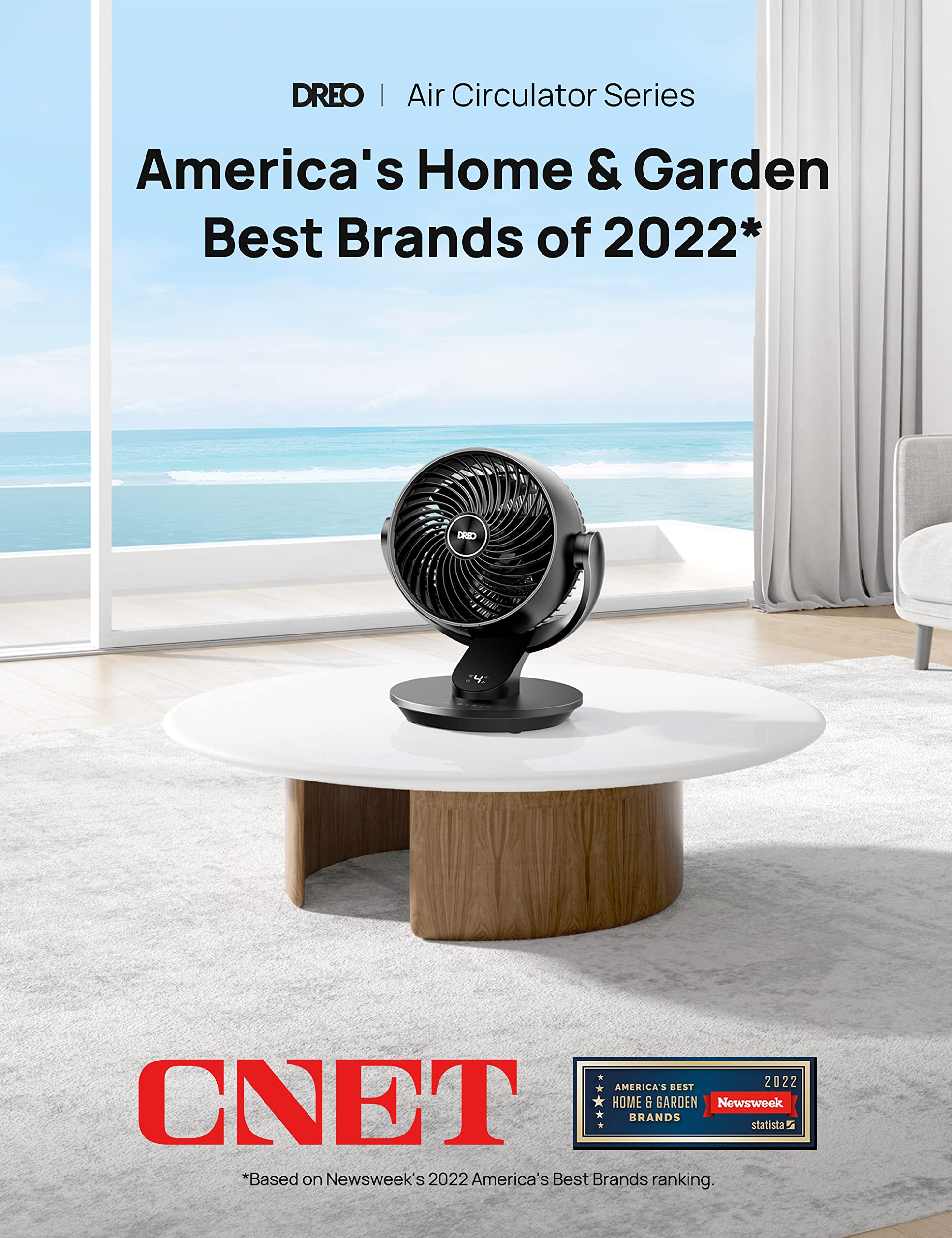 Mua Fan for Whole Room, 70ft Powerful Airflow, 13 Inch Quiet ...