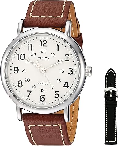 Timex leather watch straps Clearance