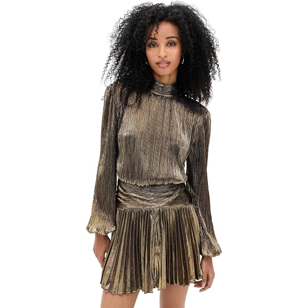 retrofete audrina knit dress Audrina Metallic Knit Dress  Retrofete
