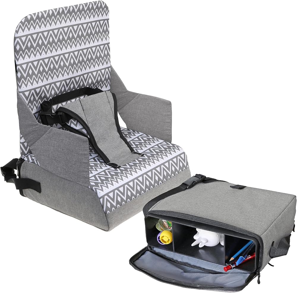 Dreambaby Grab ’N Go Booster Seat Portable High Chair 6M-3Y with Storage