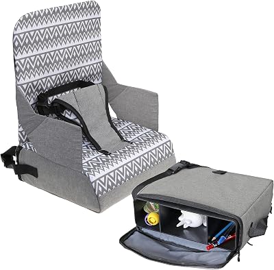 Dreambaby Grab ’N Go Booster Seat Portable High Chair 6M-3Y with Storage