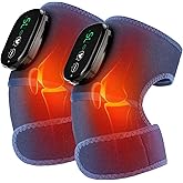MOAJAZA Knee Massager with Heat and Vibration, Heating Pads for Knee Shoulder Elbow Deep Issue