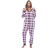 Just Love Buffalo Plaid Adult Onesie
