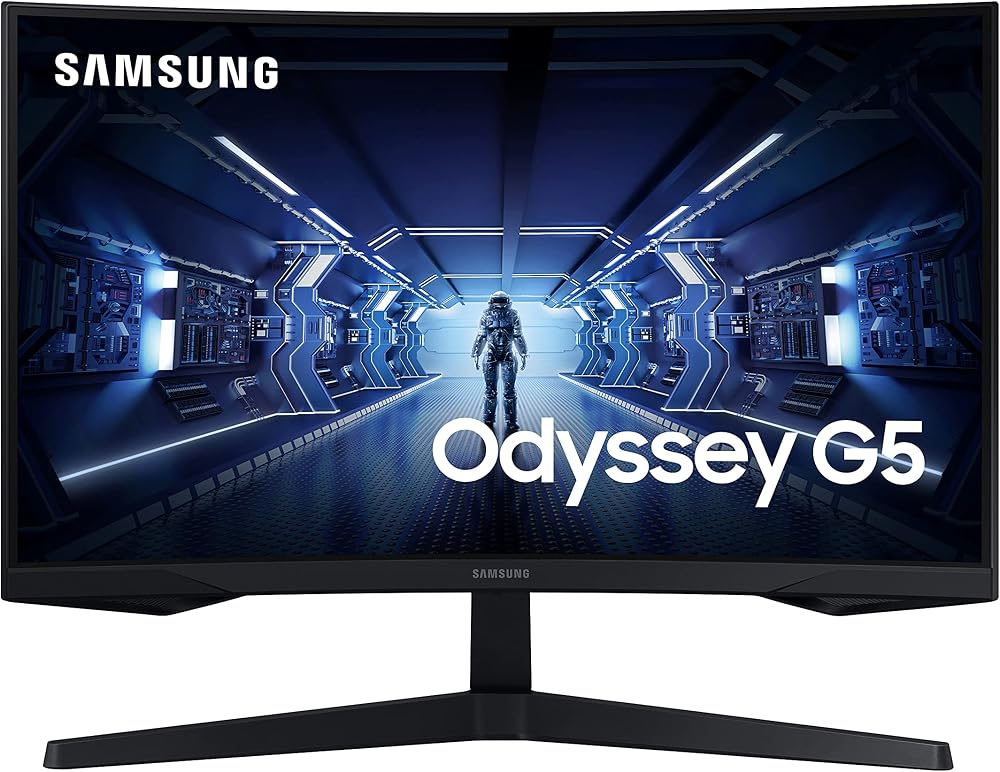 Samsung Odyssey G55 LC27G55TQWUXEN 27" 1440p QHD 144Hz 1ms Curved Gaming Monitor