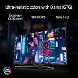 ASUS ROG Swift OLED PG48UQ 47.5in 4K 138Hz OLED Gaming Monitor G-SYNC HDMI 2.1 view 2