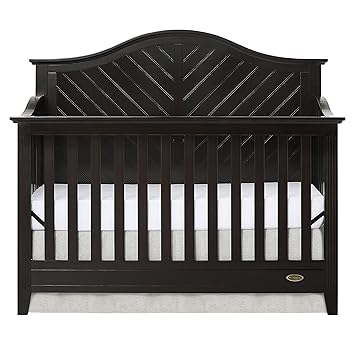 dark brown convertible crib
