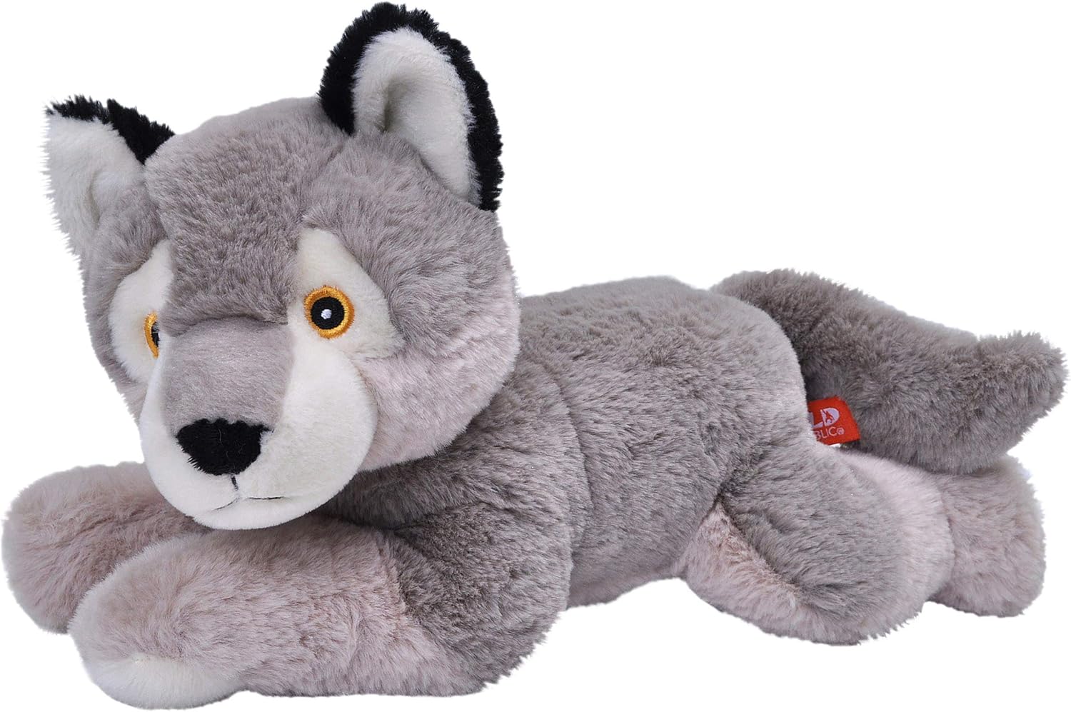 Wild Republic 24721 Ecokins Wolf Stuffed Animal 12 Inch