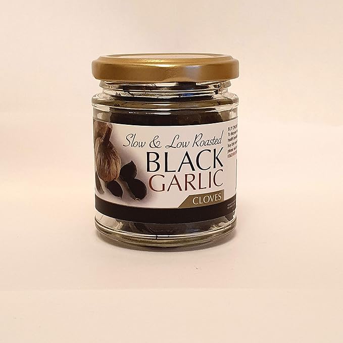 Black Garlic Cloves Fermented and Aged 100g Amazon.co.uk Grocery
