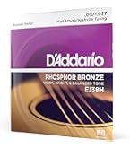 D'Addario Corde Chitarra Acustica | Corde Per Chitarra Acustica | Corde Acustica | EFT17 Set Corde Acustica Flat Tops Phosphor, Bronzo, 13-56 - Foto 13