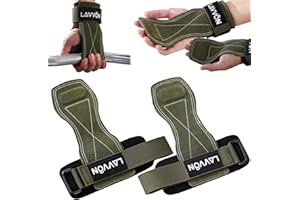 LAVVON Wrist Wraps Support Weightlifting - 18" Professional Weight Lifting Straps for Bench Overhead Press, Dips and Curls - Wristbands for Olympic Lifting Gym Workout,Strength Training Powerlifting