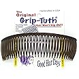 6 Pettini Trasparenti Good Hair Days Grip-Tuth&reg; 1.5 E 2.75 Pollici - Made In USA