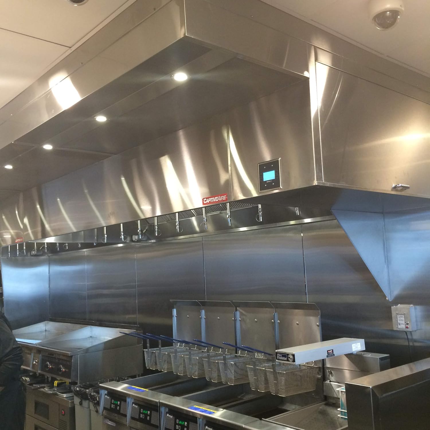 Panel de acero inoxidable de cuarto de extremo para campana de ...