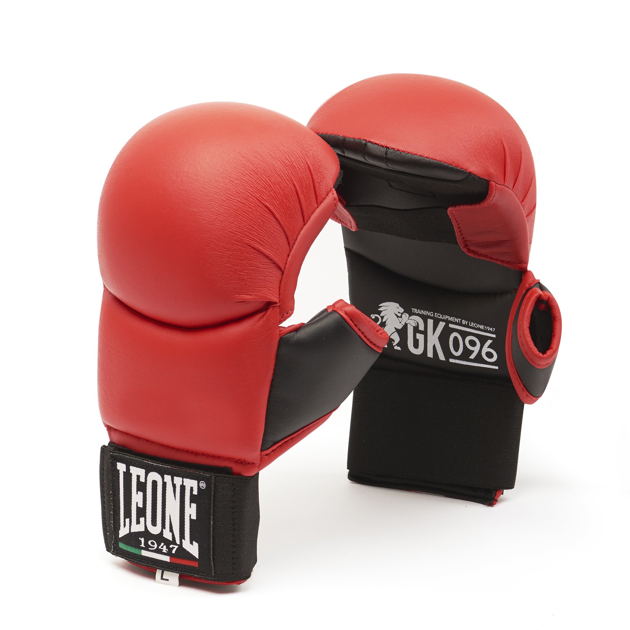 LEONE 1947, Karate Fit Gloves, Unisex Adult, Red, L, GK096