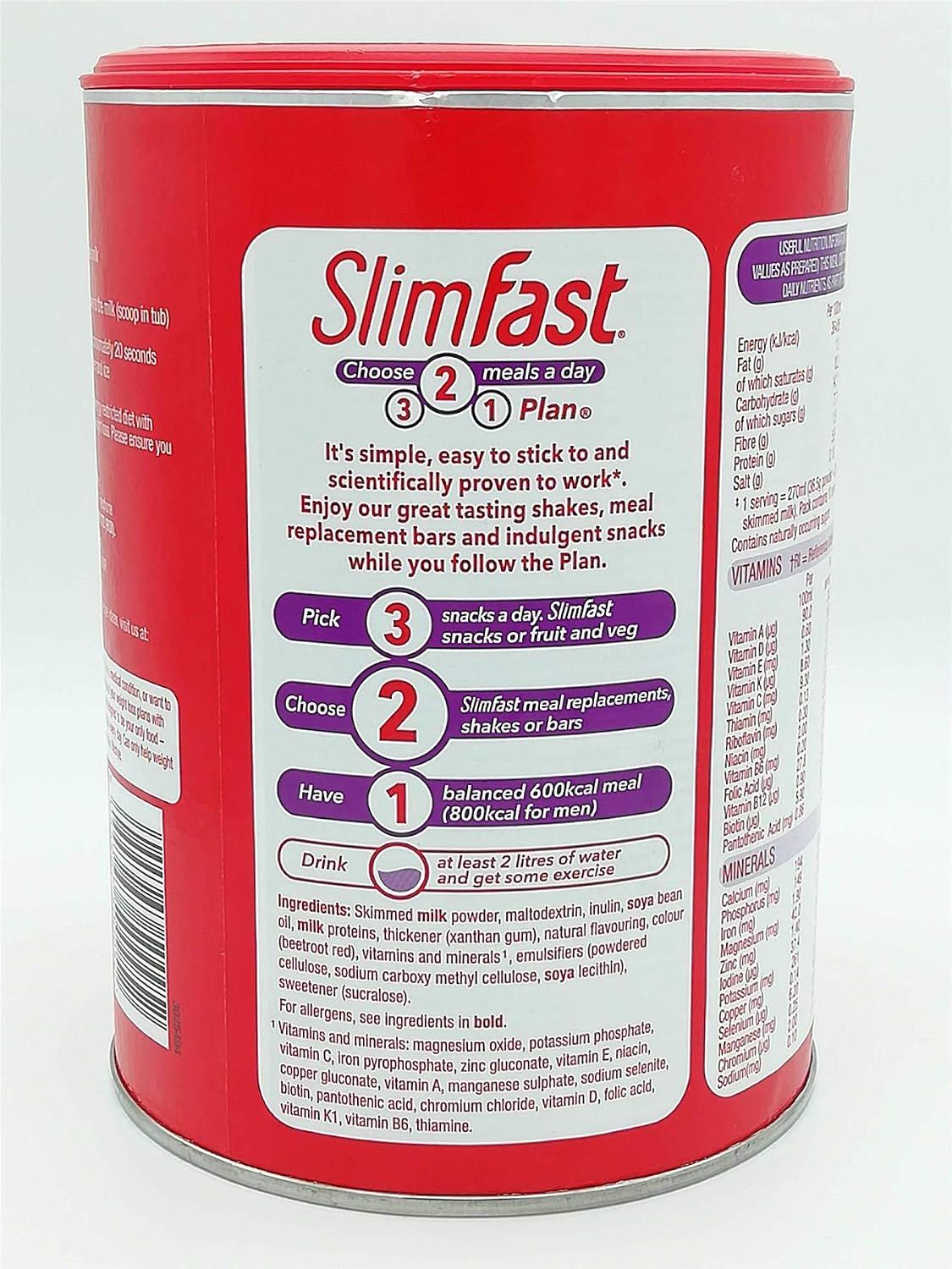 SLIMFAST 365G Summer Strawberry Meal Replacement Milkshake Powder, 365 g (Pack of 1) - Image 5