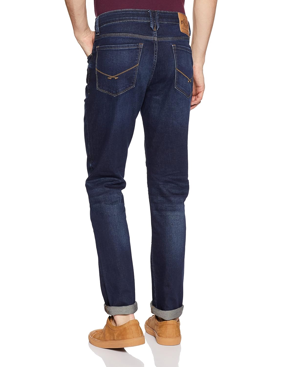 us polo association men's tapered fit jeans