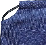 Rehomy 3 Pack Chicken Saddle Denim Blue Adjustable Straps Hen Apron Protector view 5