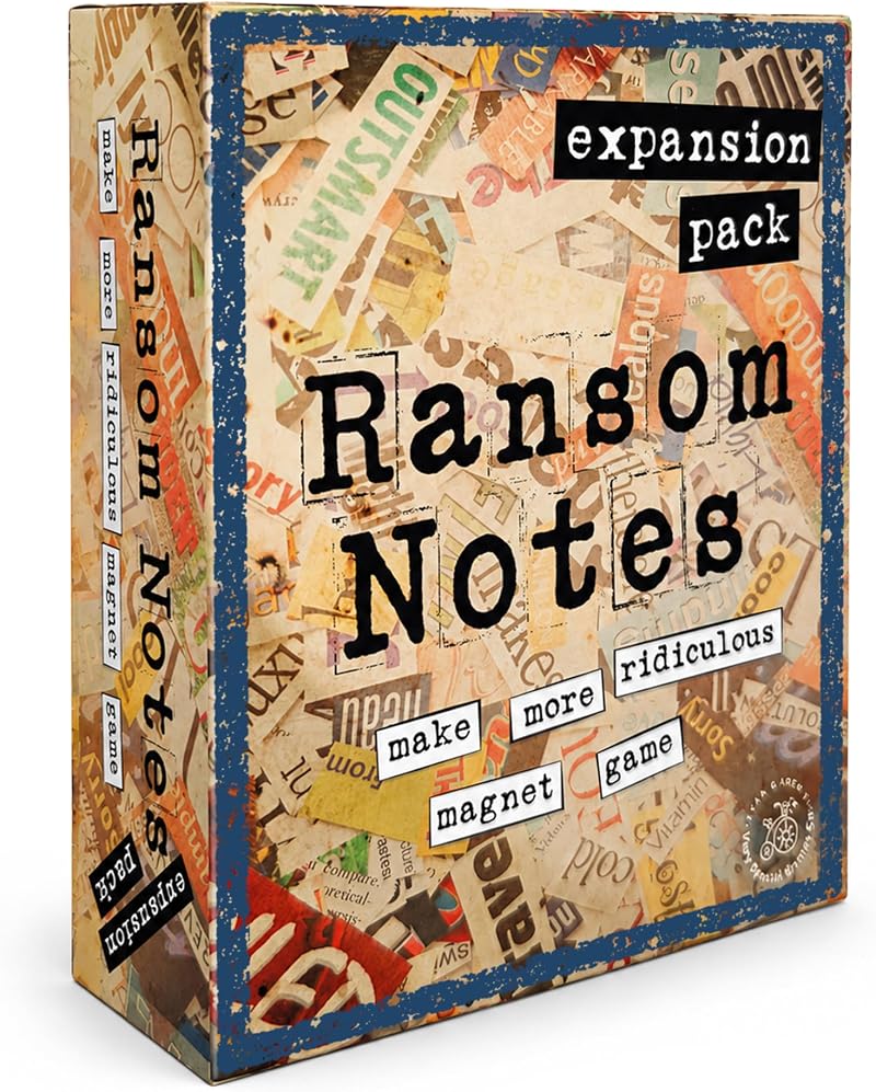 Ransom Notes Expansion Pack One The Ridiculous Word Magnet Party Game Brand new