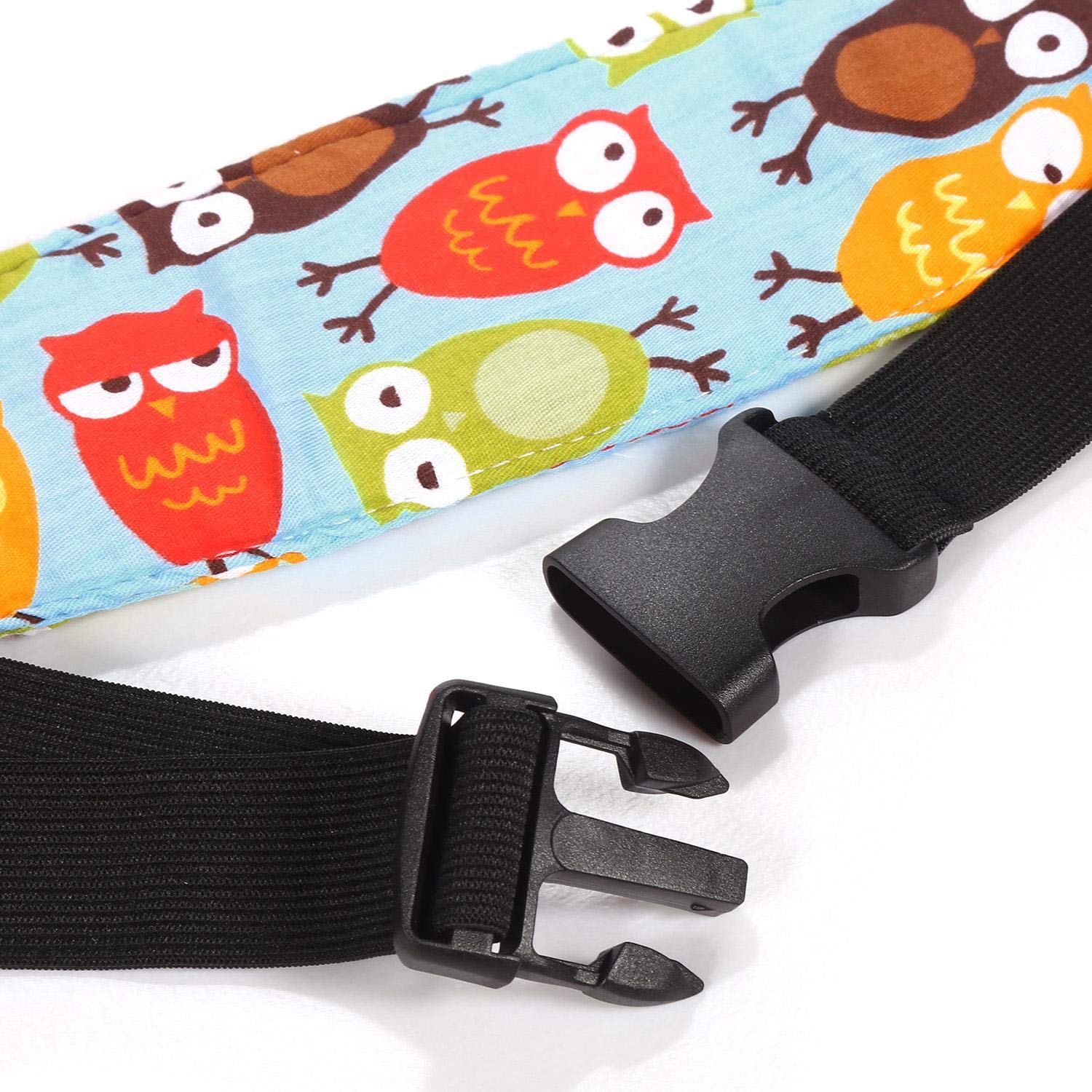 MelysUS Carseat Pillow for Toddler Baby Head Support Safety Car Seat Head Fixing Auxiliary Belt Safety