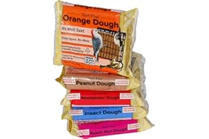 ST. ALBANS BAY SUET PLUS Suet Plus No Melt Suet Cake 5 Pack Variety of No Melt Suet Cakes for Wild Birds