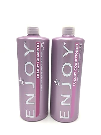 Amazon Com Enjoy Hair Care 33 8 Ounce Luxury Duo Shampoo And