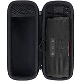 Peyyargo Storage Case Compatible with JBL Flip 7/6 / 5 Portable Waterproof and DropProof Speaker (Black)