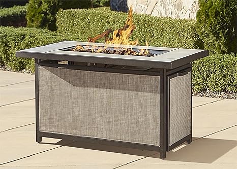 Cosco Outdoor Shipping Serene Ridge Aluminium Propan Gas Fire Pit Tisch