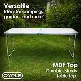 Oypla 4ft Folding Outdoor Camping Kitchen Work Top Table view 5