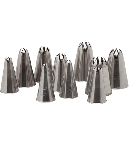 Douille étoile 829 Ateco #829 SS Star Pastry Tip Décorative (829) Par Ateco Douille étoile Acier Inoxydable