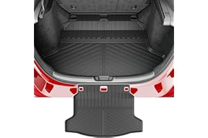powoq Trunk Mat Compatible with 2022-2026 Honda Civic Hatchback Cargo Liner TPE Trunk Liner Cargo Mat Replacement for 2022 2023 2024 2025 2026 Honda Civic Accessories (Fit Hatchback, Rear Trunk Mat)