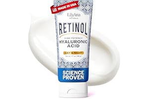 LilyAna Naturals Anti Aging Retinol Face Cream for Women – Wrinkle & Neck Cream for Firming, Retinol Moisturizer for Face with Hyaluronic Acid, Hydrating Night Cream for Fine Lines, Collagen Boost