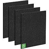 4 Pack HPA300 Pre Filter A, HRF-A300 Pre Kit Filter for Honeywell HPA300 Air Purifier, Precut Activated Carbon Prefilter for HPA300, HPA304, HPA3300, HPA5300, HPA8350 Series