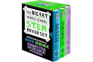 The Big Fat Middle School STEM 3-Book Boxed Set: Includes Everything You Need to Ace Math, Science, and Computer Science and 